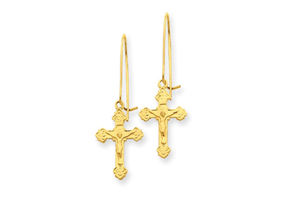 Religious Crucifix Earring